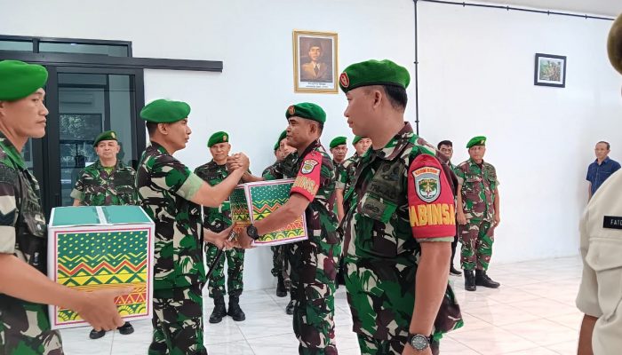 Momen Haru dan Bahagia Warnai Pelepasan Prajurit Kodim Depok Cuti Lebaran