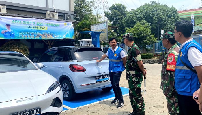 Dandim Depok Apresiasi Upaya PLN Sediakan Fasilitas Fast Charging untuk Mudik Lebaran