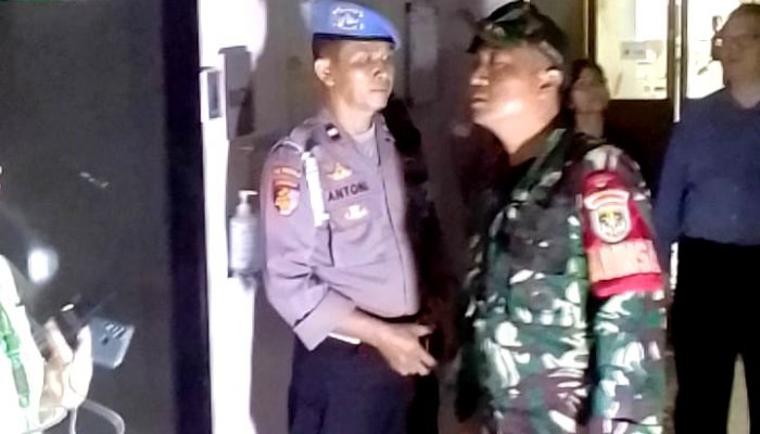 Atap Ruang ICU RS Bunda Margonda Roboh, Babinsa Pondok Cina Sigap Pantau Situasi