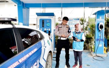 Selama Gelaran HUT RI di IKN, 18 SPKLU PLN Layani 340 Transaksi Pengisian Mobil Listrik